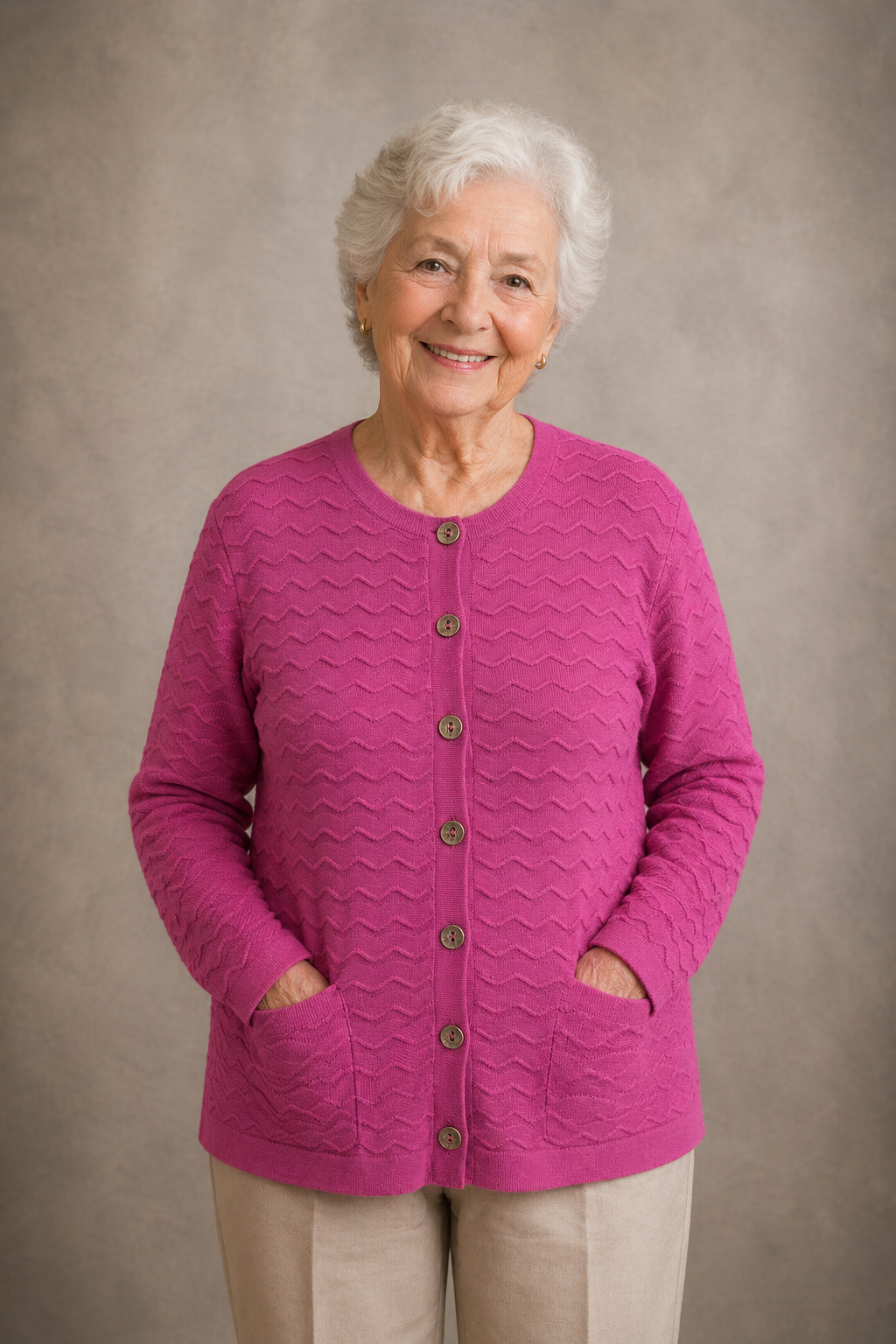 Cardigan with pockets