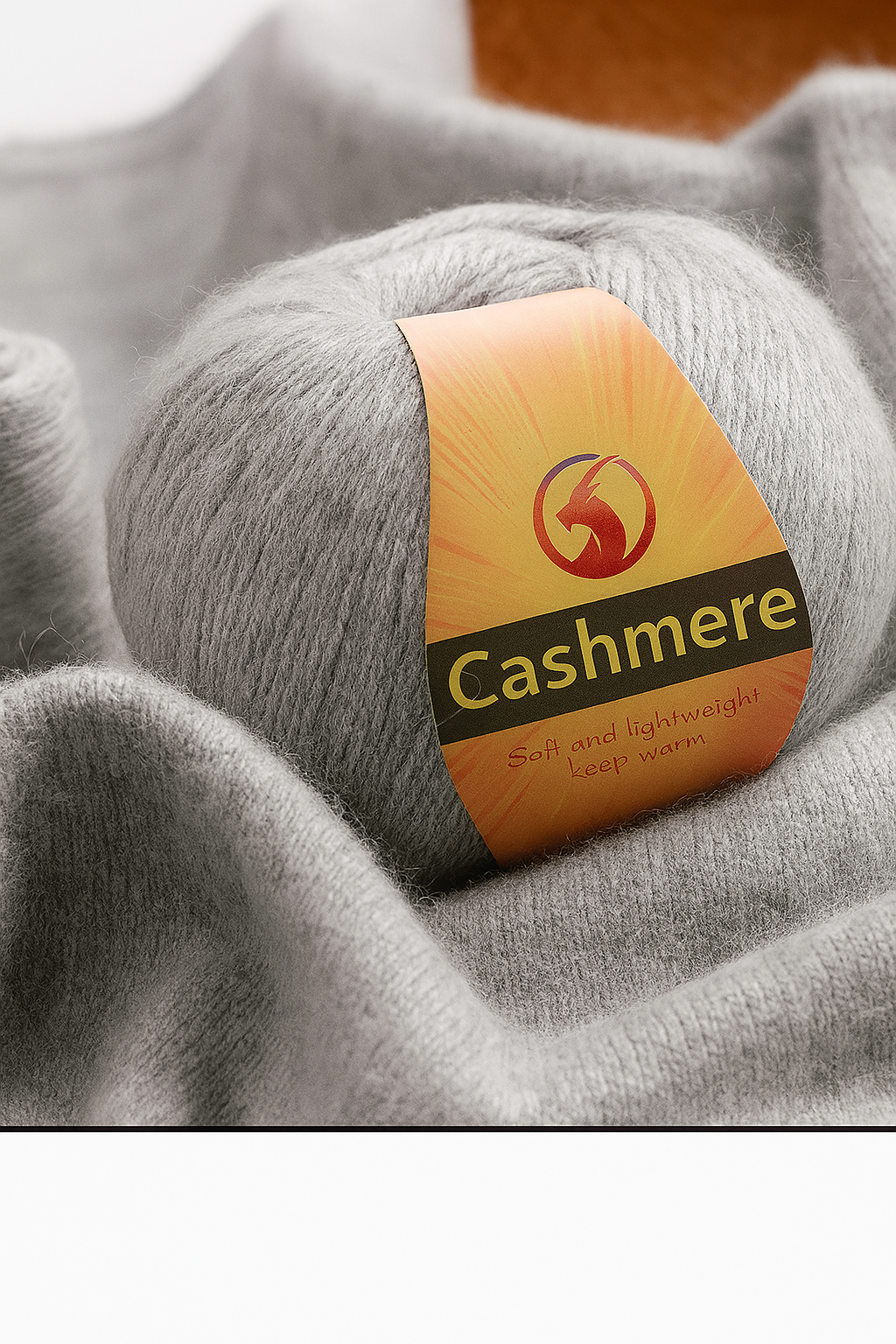 High-Quality Cashmere Yarn, 300g