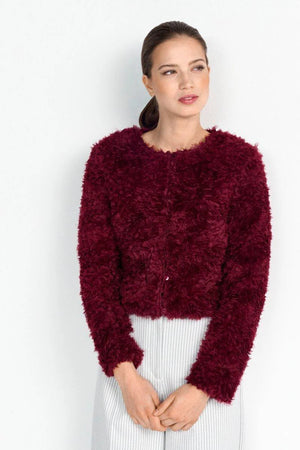 RICH & ROYAL ROMANTIC PLUSH JACKET