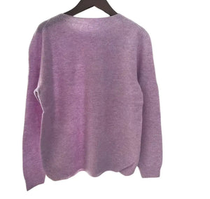 KNIT-ON AUSTRALIA Pure Wool Crew Neck Pullover