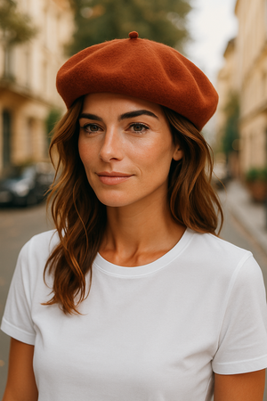 PURE WOOL BERET HAT