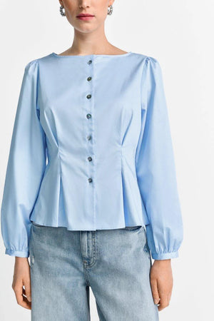 RICH & ROYAL FITTED BLOUSE WITH BUTTONS