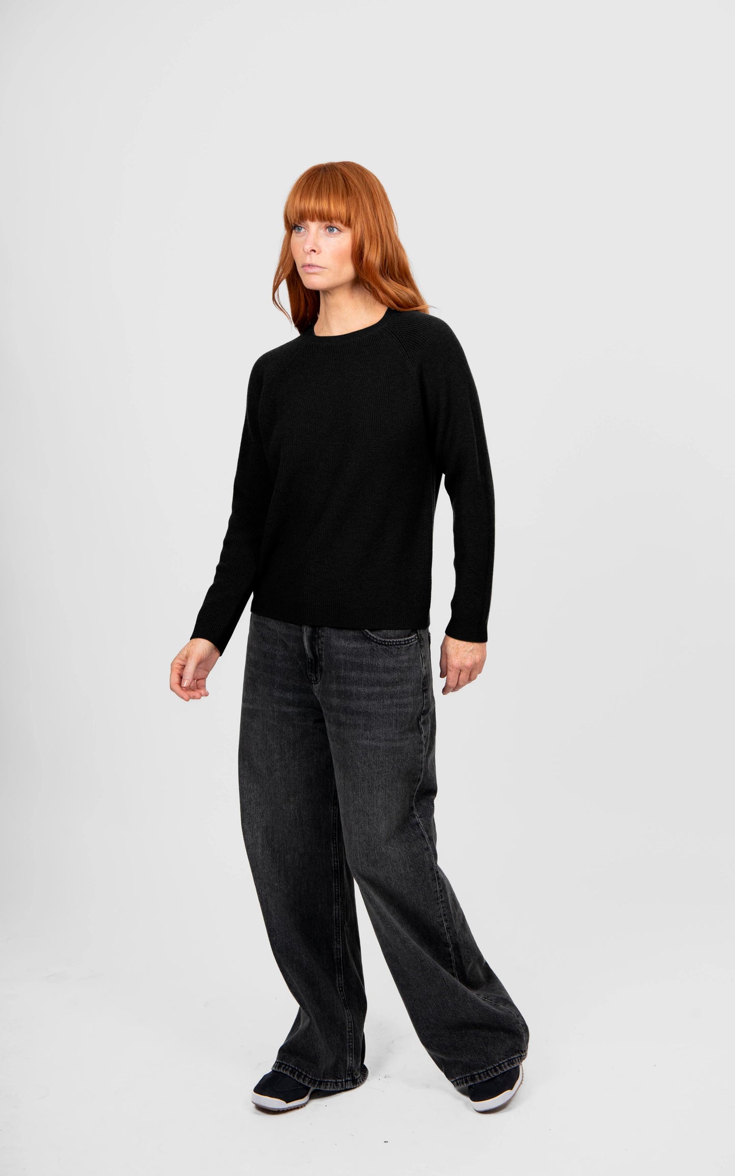 Bridge & Lord - Ribbed Raglan Crew Pullover