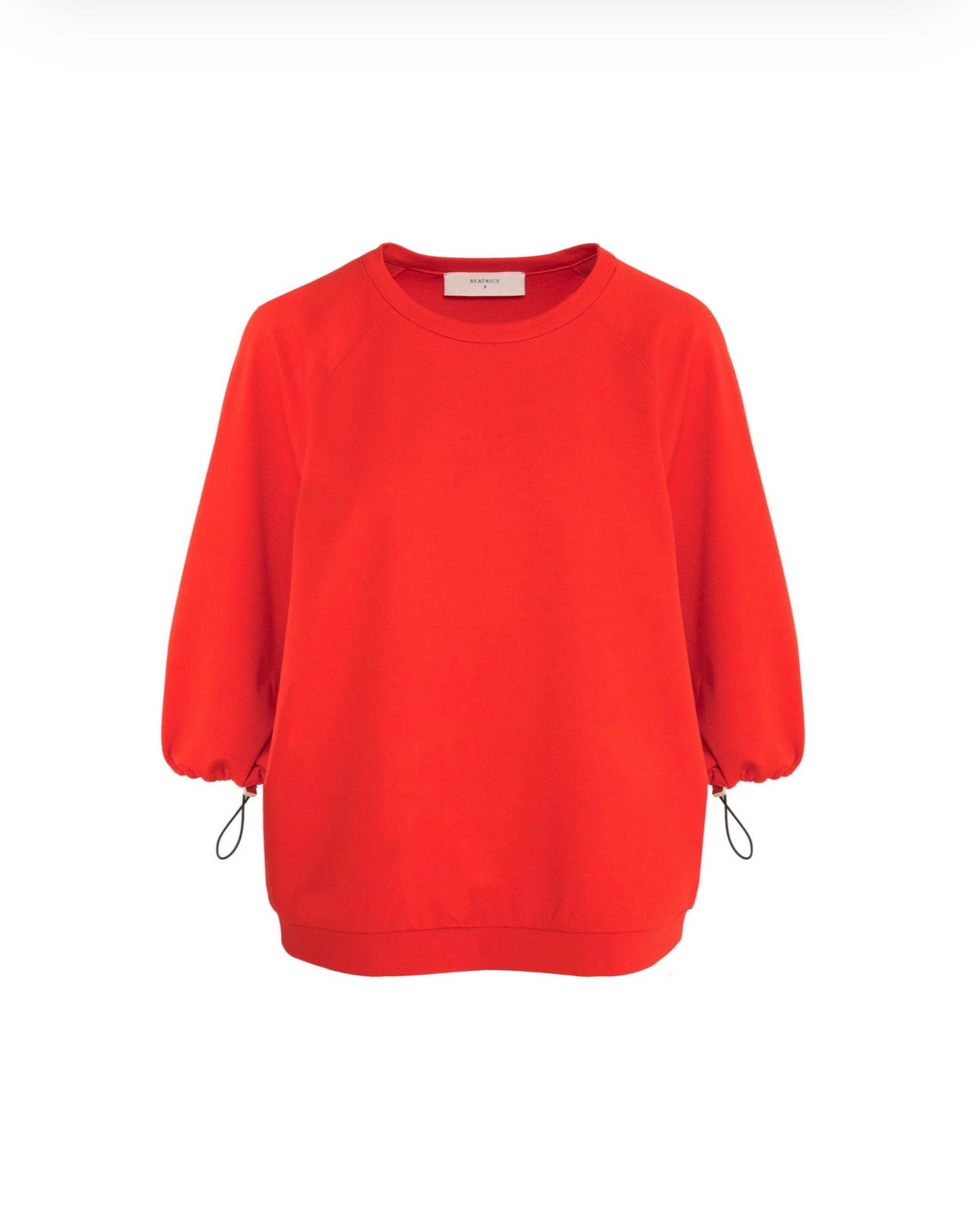 BEATRICE Milan stich sweatshirt Tomato