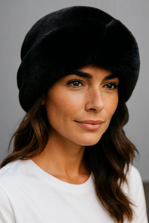 Luxurious Furry Hat & Scarf Set