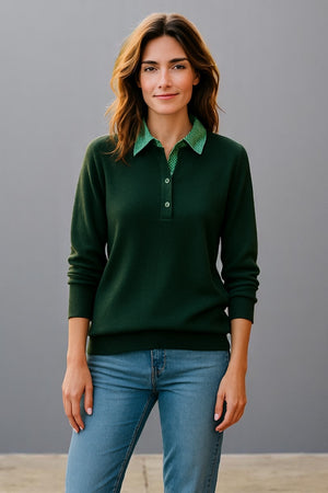 JO-RO  COLLAR PULLOVER