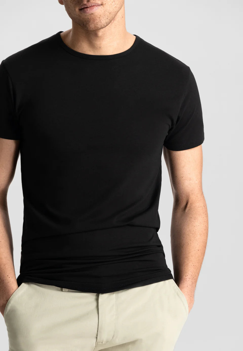 DSTREZZED EASTWOOD 2 PACK VEE OR CREW NECK BAMBOO BLEND