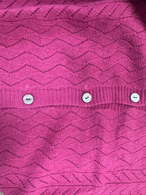 Ribbed cardigan Pure wool