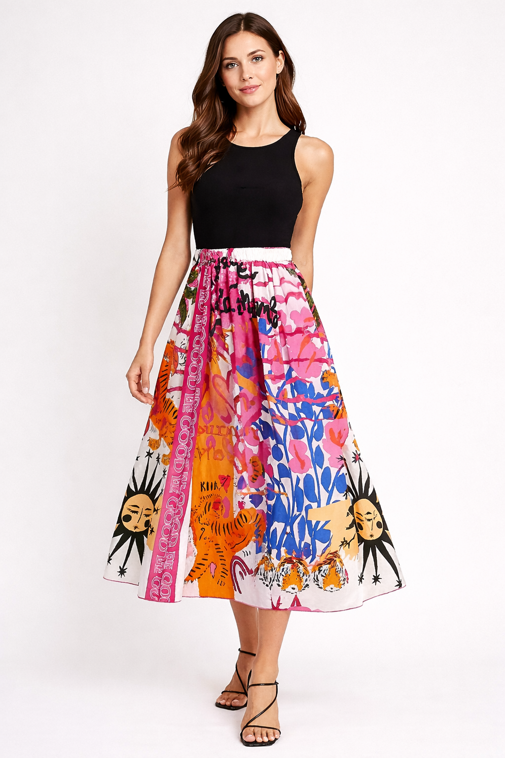Miss Goodlife Skirt Tiger Sun