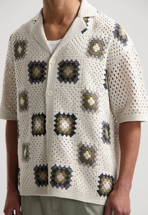 DSTREZZED SHANE COTTON MIX CROCHET