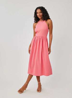 Bella Dahl Fitted Halter Midi Dress