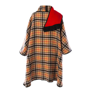 KESTA REVERSIBLE LONG LINE CAPE MADE IN UK