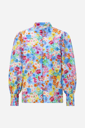 RICH & ROYAL BLOUSE WITH FLORAL PRINT LONG SLEEVE