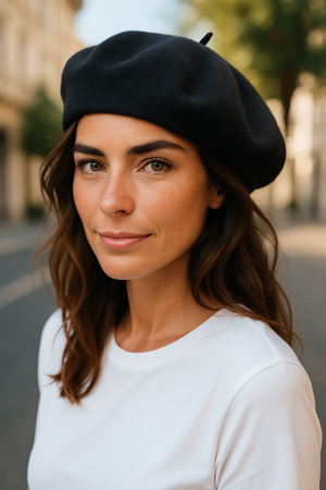PURE WOOL BERET HAT