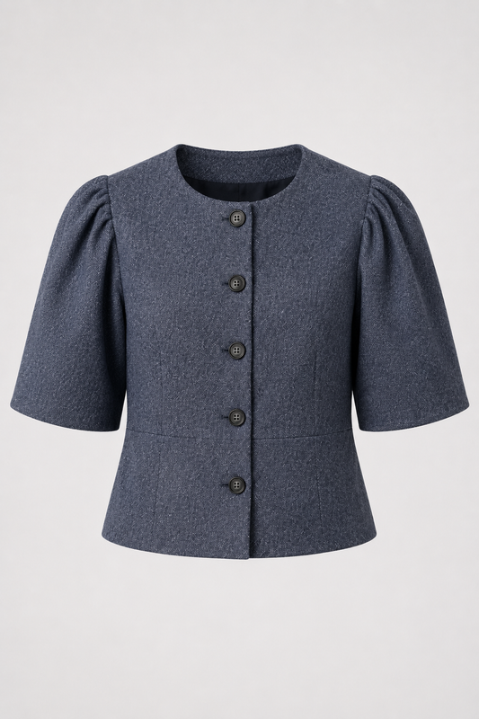 RICH & ROYAL JACKET PUFFY SLEEVES