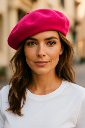 PURE WOOL BERET HAT