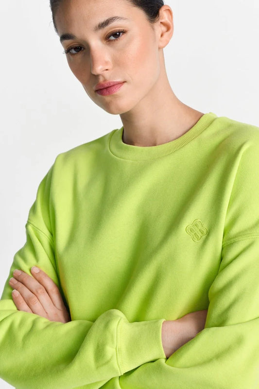 RICH & ROYAL SWEATSHIRT WITH STITCHING