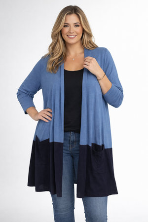 Fields woman Two Tone swing coat With Pockets