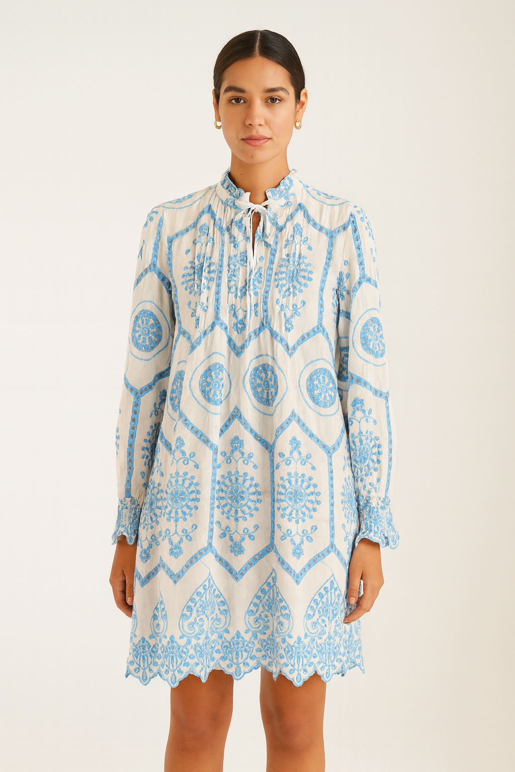 Miss Goodlife midikleid mit lochstickerei Dress