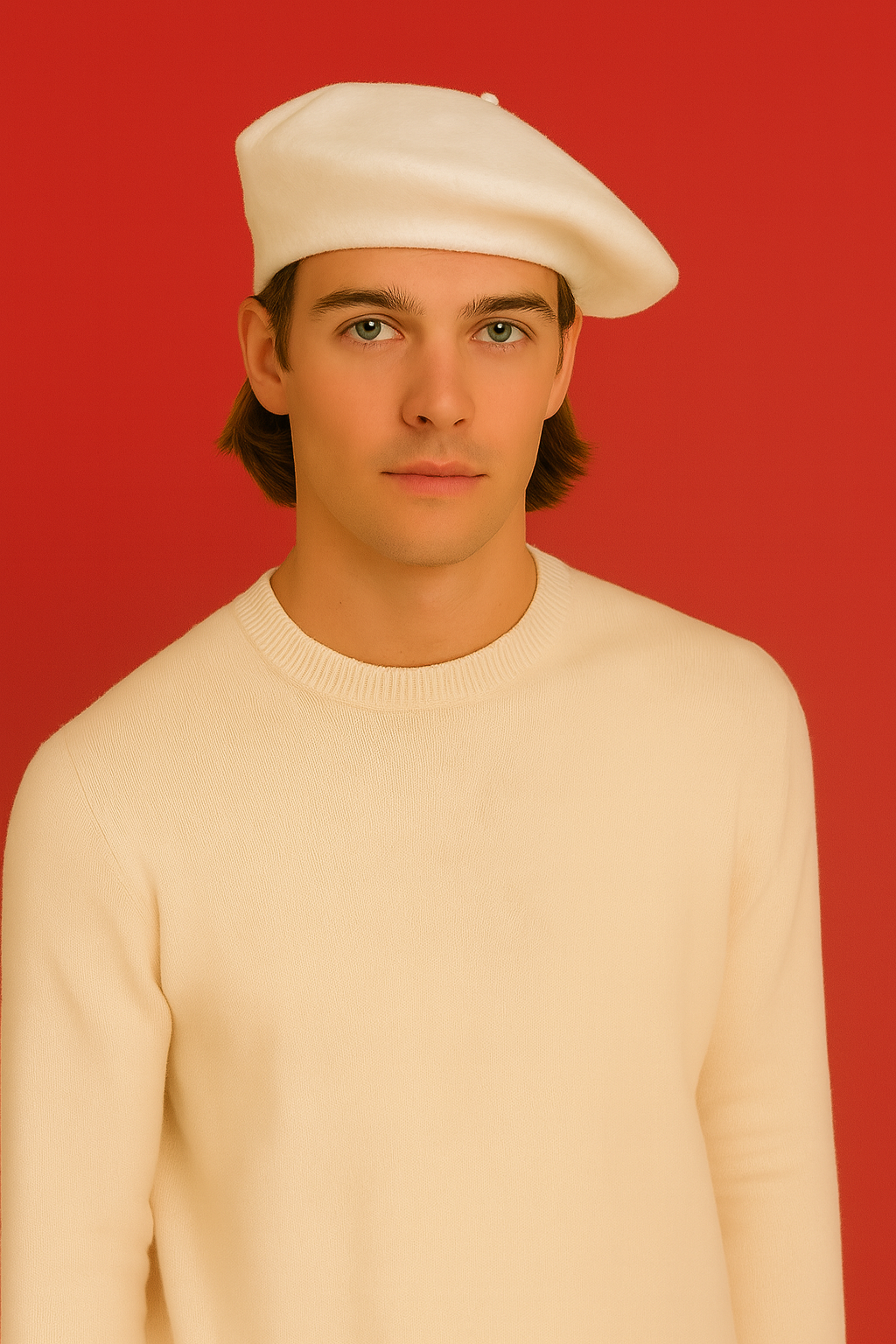 EXTRA FINE PURE WOOL BERET HAT