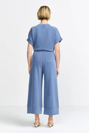 RICH & ROYAL wide-legged cropped trouser