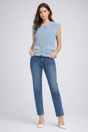 RICH & ROYAL VEST CARDIGAN