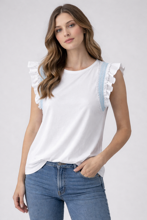 RICH & ROYAL WHITE SINGLET