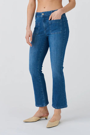 IVY Copenhagen Johanna earth swan Kick flare wash denim jeans