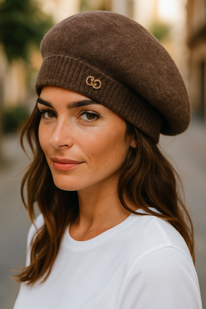 PURE WOOL BERET HAT