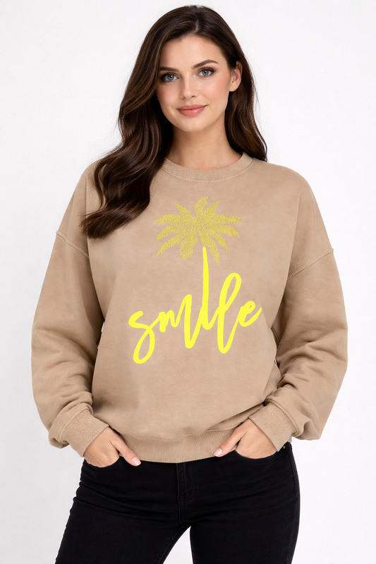 Miss Goodlife Crew Neck Smile