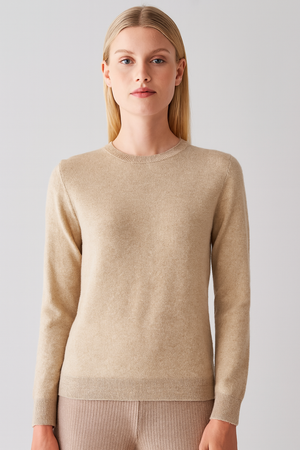 Pure Cashmere Crew Neck Pullover