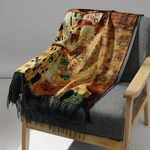 Luxury Brand Oil Painting Cashmere Shawl/Scarf