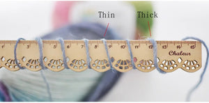 100% Wool Yarn Rainbow Color