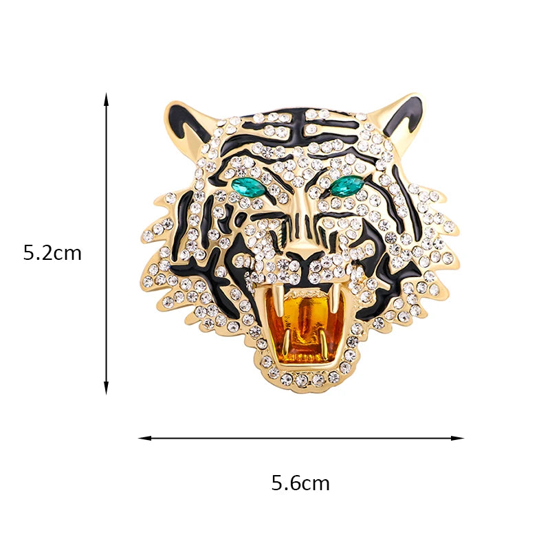 TAHLIA JEWELLERY TIGER BROOCH