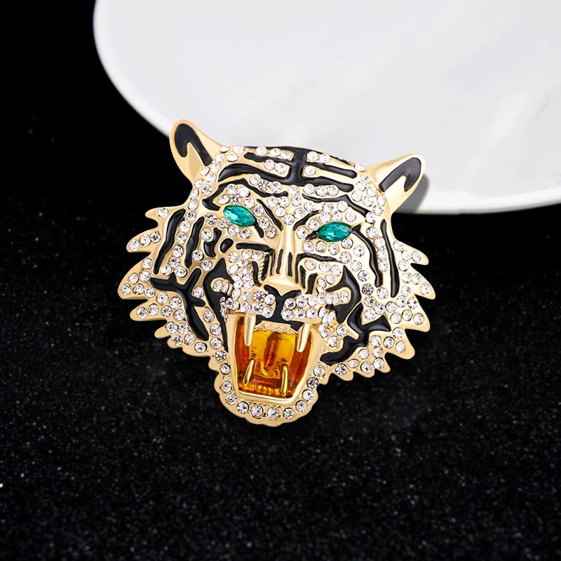 TAHLIA JEWELLERY TIGER BROOCH
