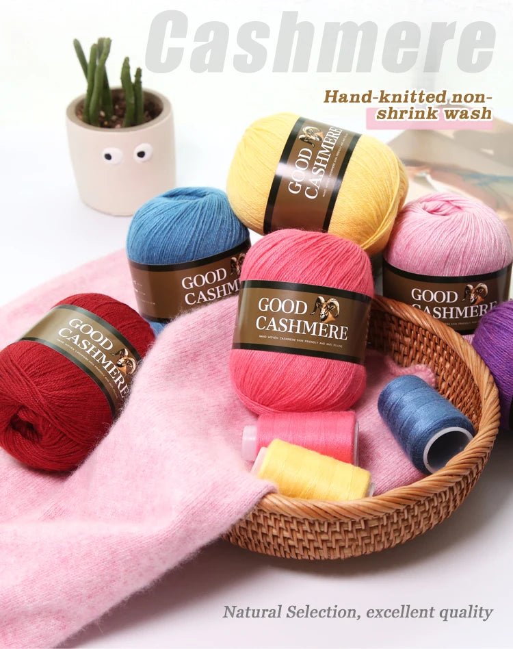Mongolian Cashmere Yarn 50+20g