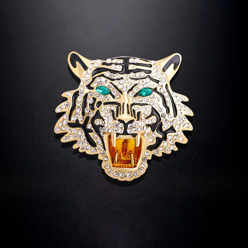 TAHLIA JEWELLERY TIGER BROOCH