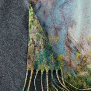 Luxury Brand Oil Painting Cashmere Shawl/Scarf