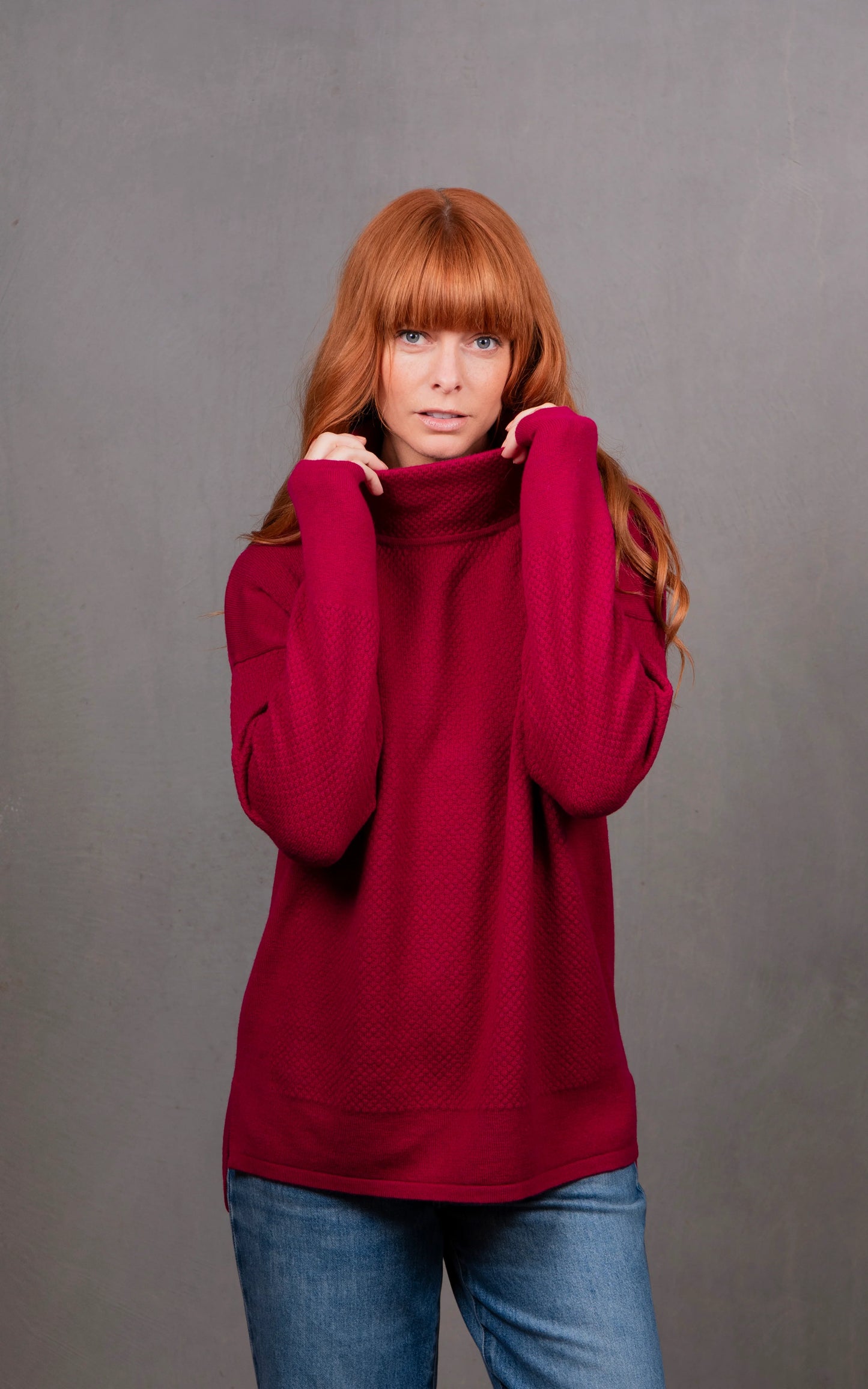 Bridge & Lord - Ball Stitch High Crew Pullover