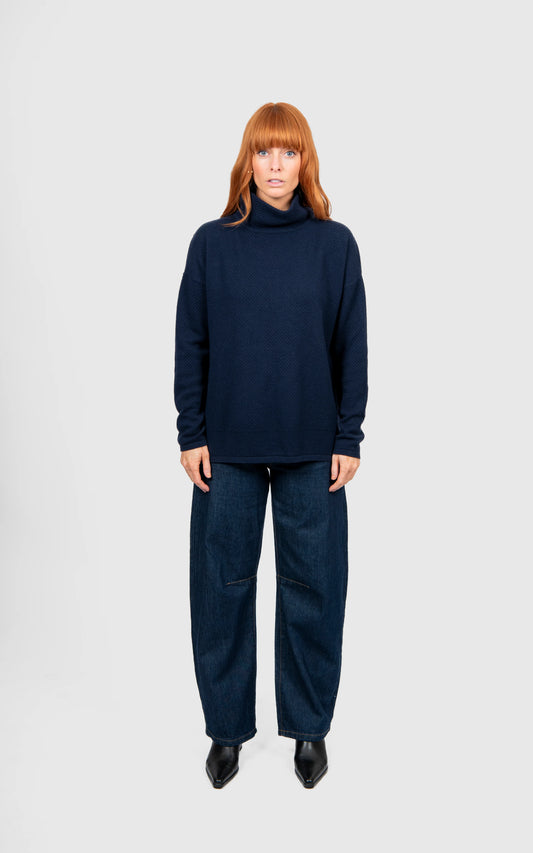 Bridge & Lord - Ball Stitch High Crew Pullover