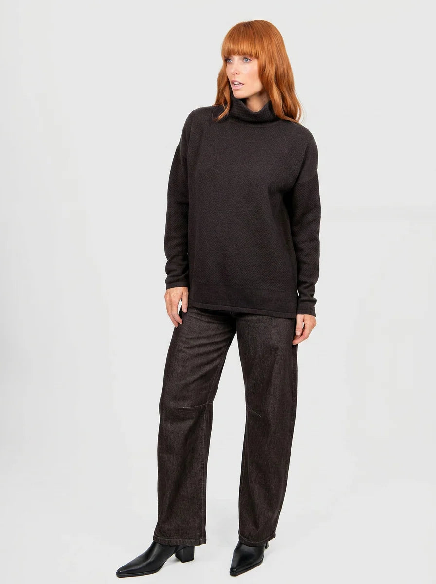 Bridge & Lord - Ball Stitch High Crew Pullover