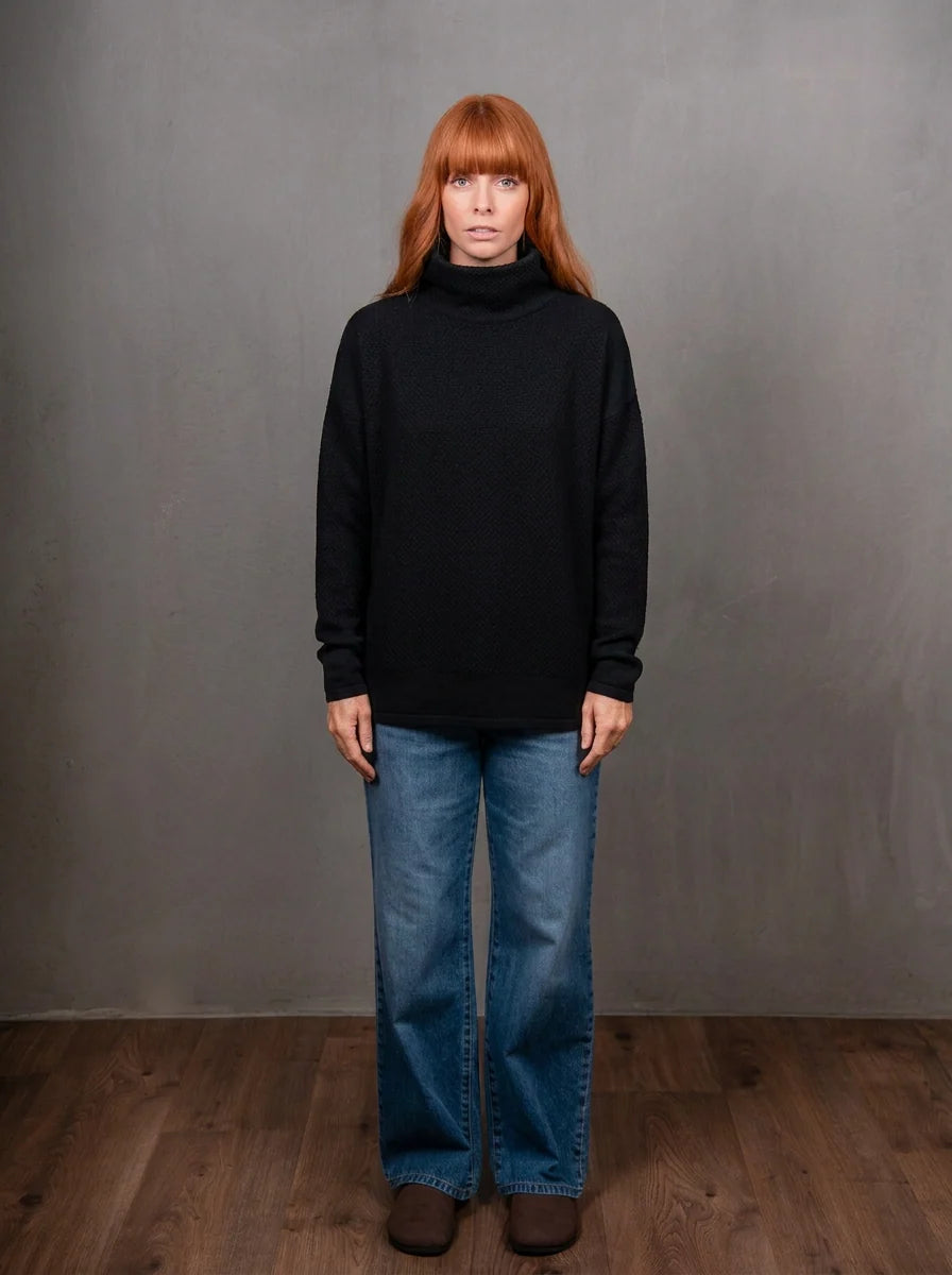 Bridge & Lord - Ball Stitch High Crew Pullover