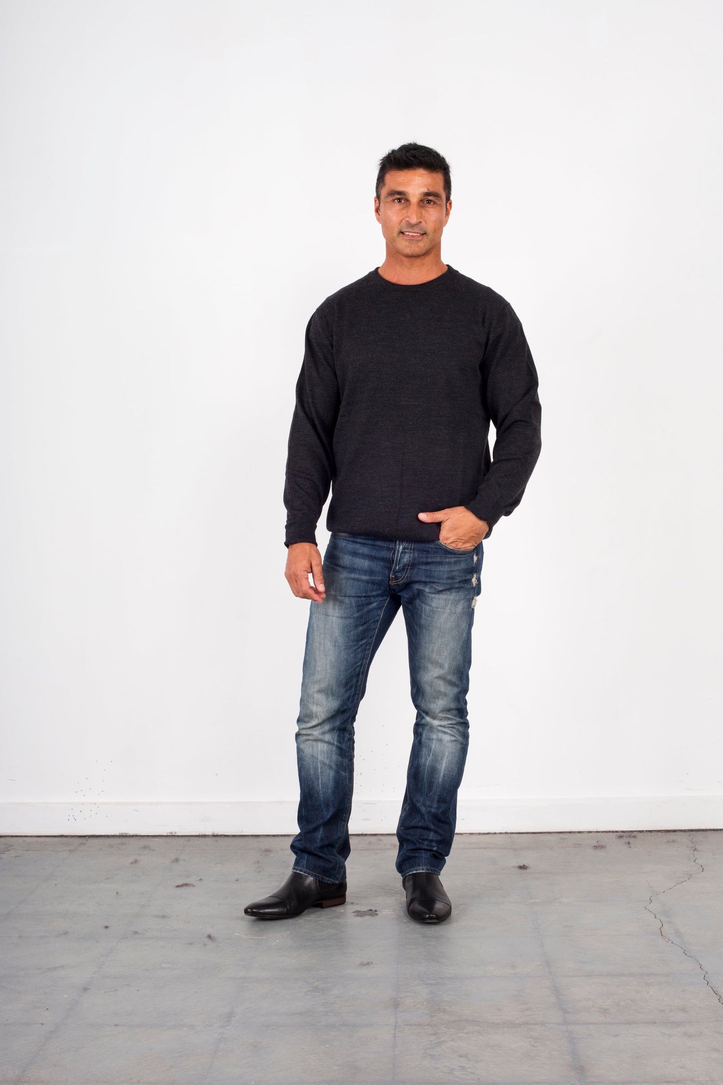 Sovrano crew neck pure merino Machine washable