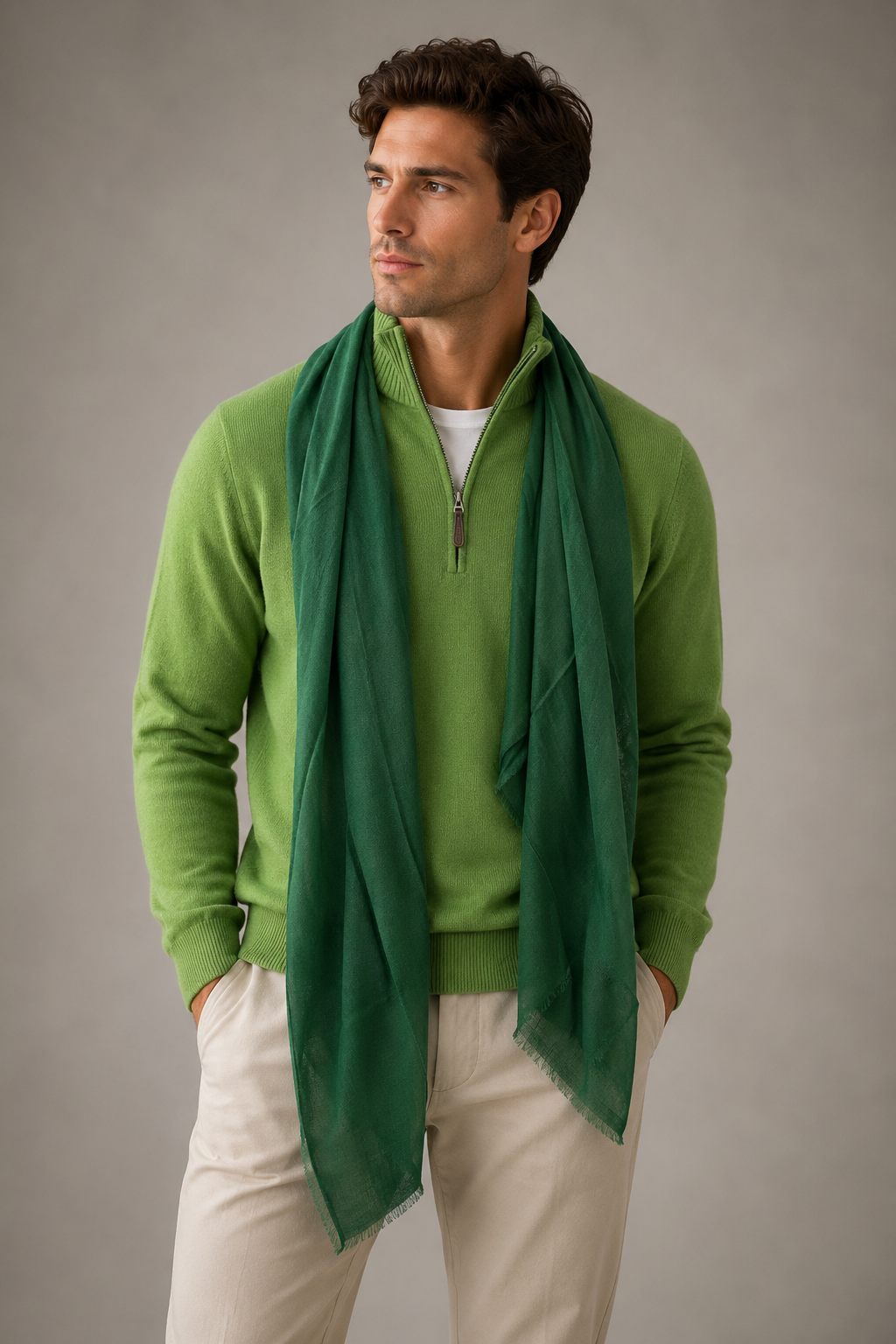 UNISEX EXTRA FINE PURE CASHMERE SCARF