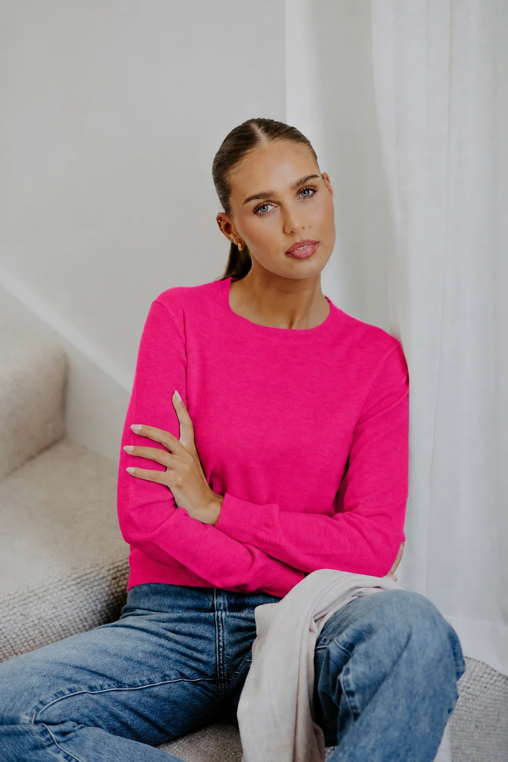Bridge & Lord - Chloe Crew Neck Pullover