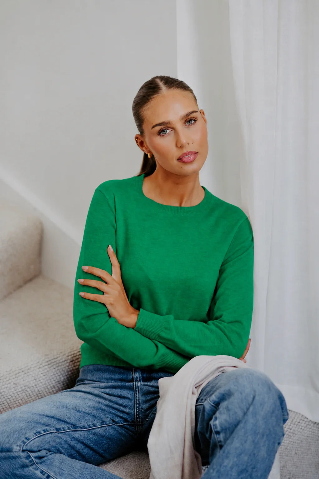 Bridge & Lord - Chloe Crew Neck Pullover