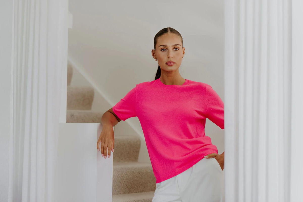 Bridge & Lord - Short Sleeve Crew Neck Pullover