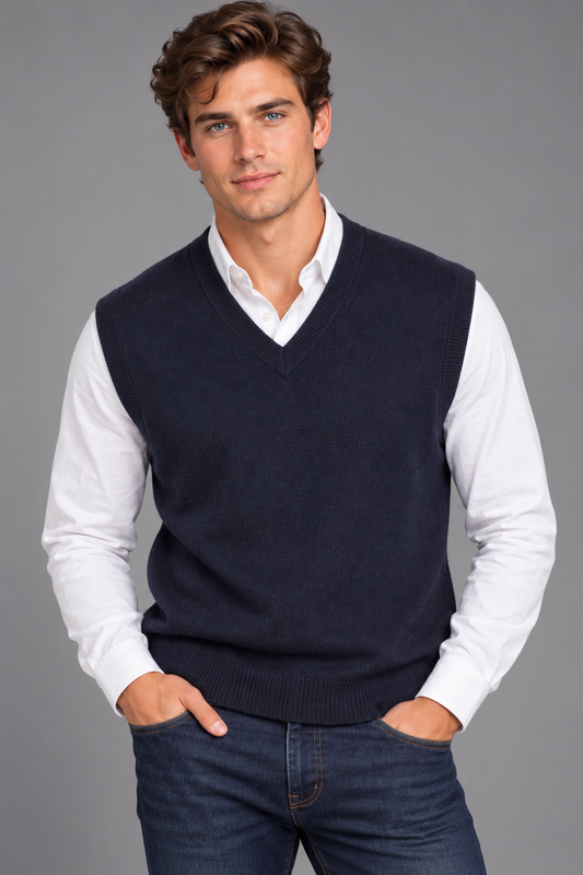 MTF Machine Washable Vest Wool Blend