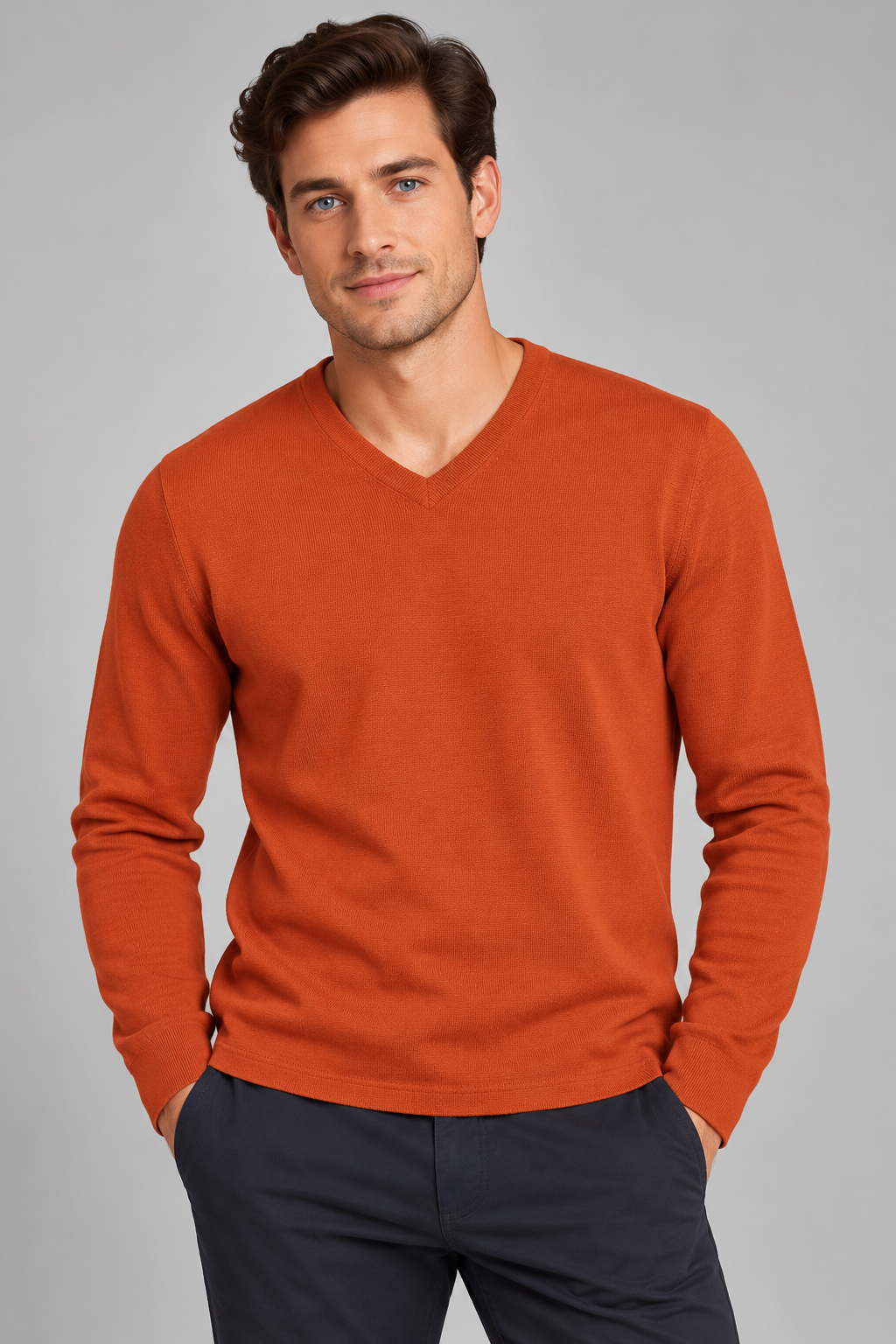 V- neck pullover Fields Knitwear No Bend