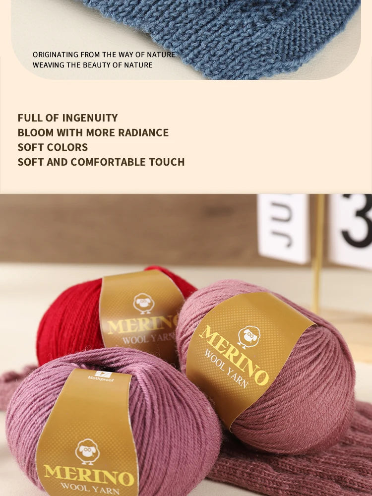 High-Quality Wool Yarn, 500g